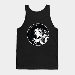 WICKED WITCH OF THE WEST - The Wizard of OZ (Circle Black and White) Tank Top